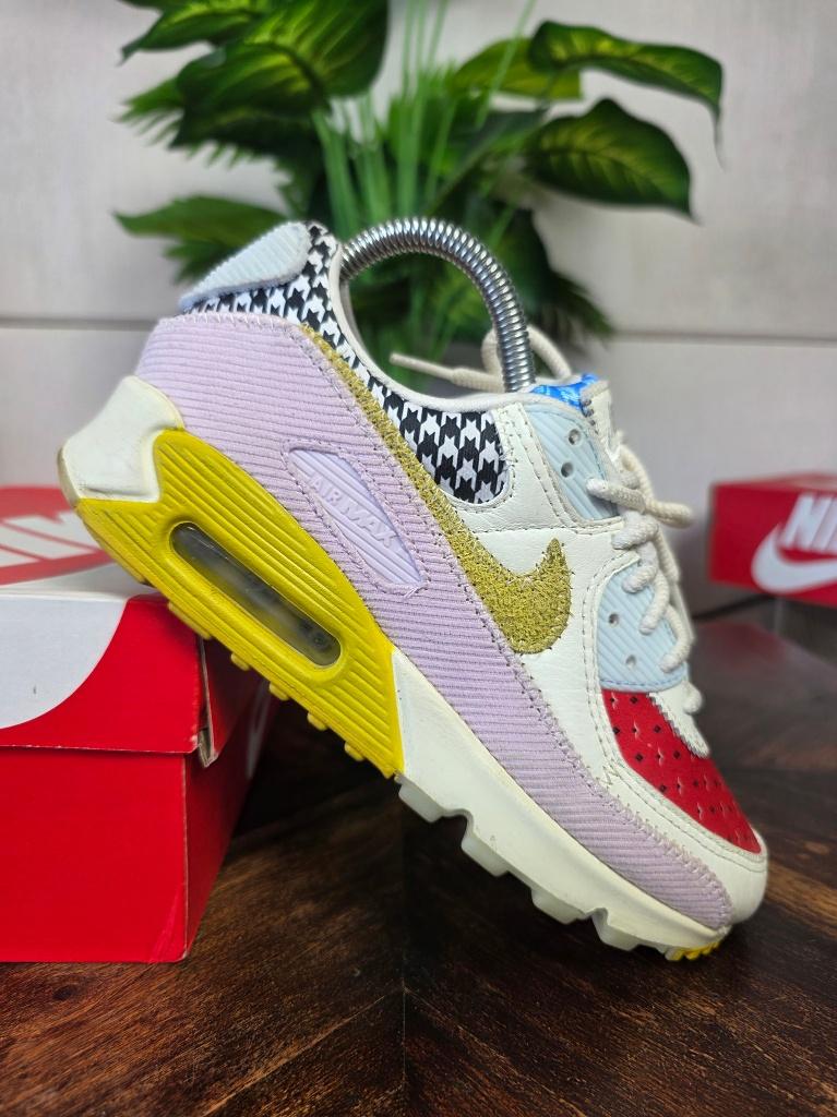 Nike Air Max 90 Patchwork maat 38, Kleding | Dames, Schoenen, Wit, Nike, Ophalen of Verzenden, Nike