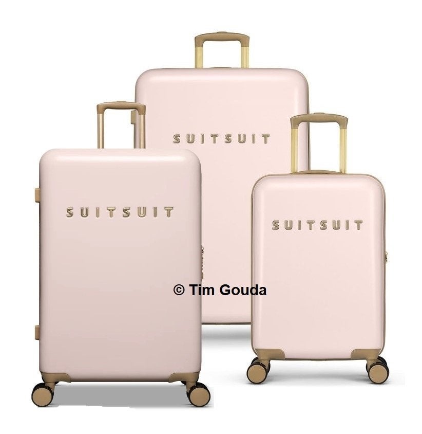 ✅ SUITSUIT Fusion Rose Pearl kofferset 3 Delig - NIEUW, Hard kunststof, Nieuw, Ophalen of Verzenden, 70 cm of meer