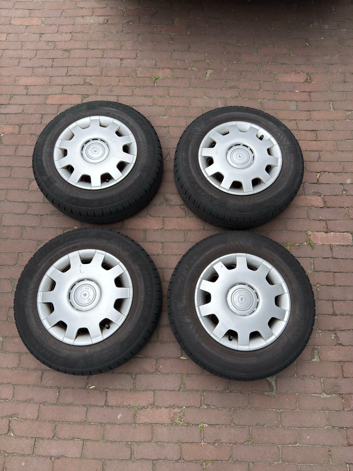 PRIJS HELE SET! CityTech III 175/80 R14 banden en velgen, Auto-onderdelen, Banden en Velgen, 14 inch, Gebruikt, 175 mm, Banden en Velgen