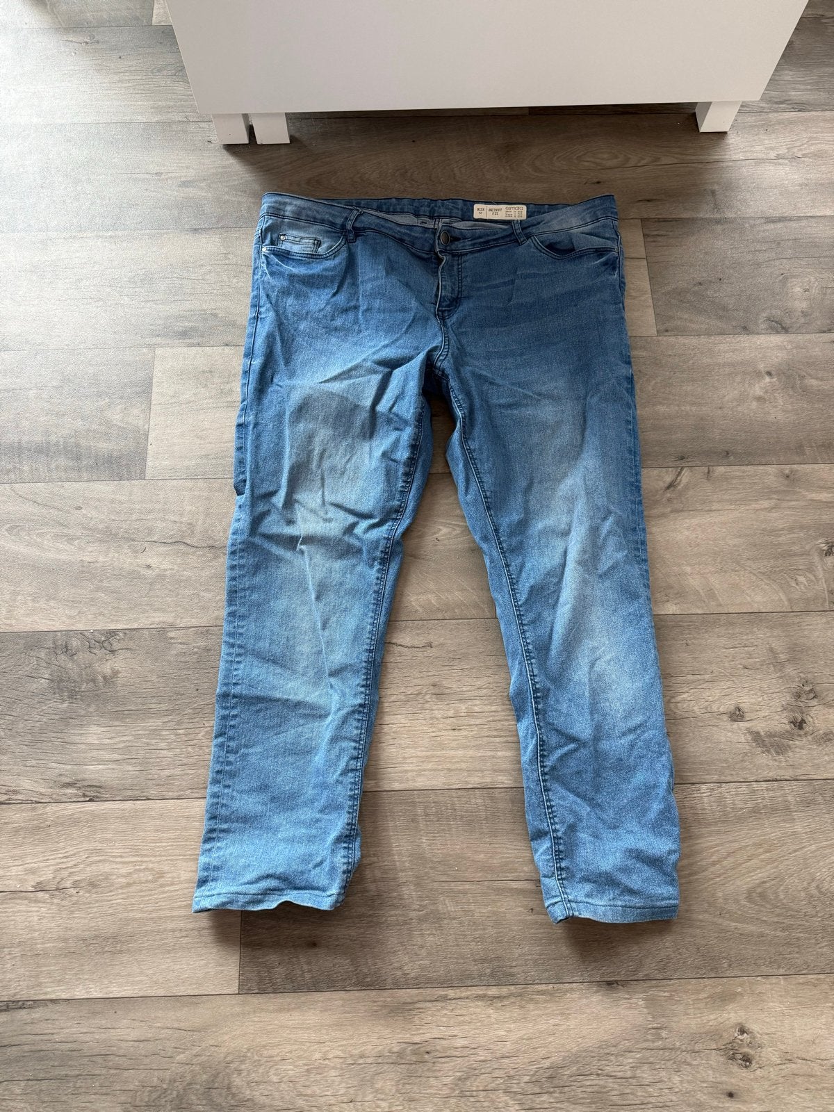 Mooie lange broek van Esmara maat 52, Ophalen of Verzenden, Zo goed als nieuw, Blauw, Overige jeansmaten