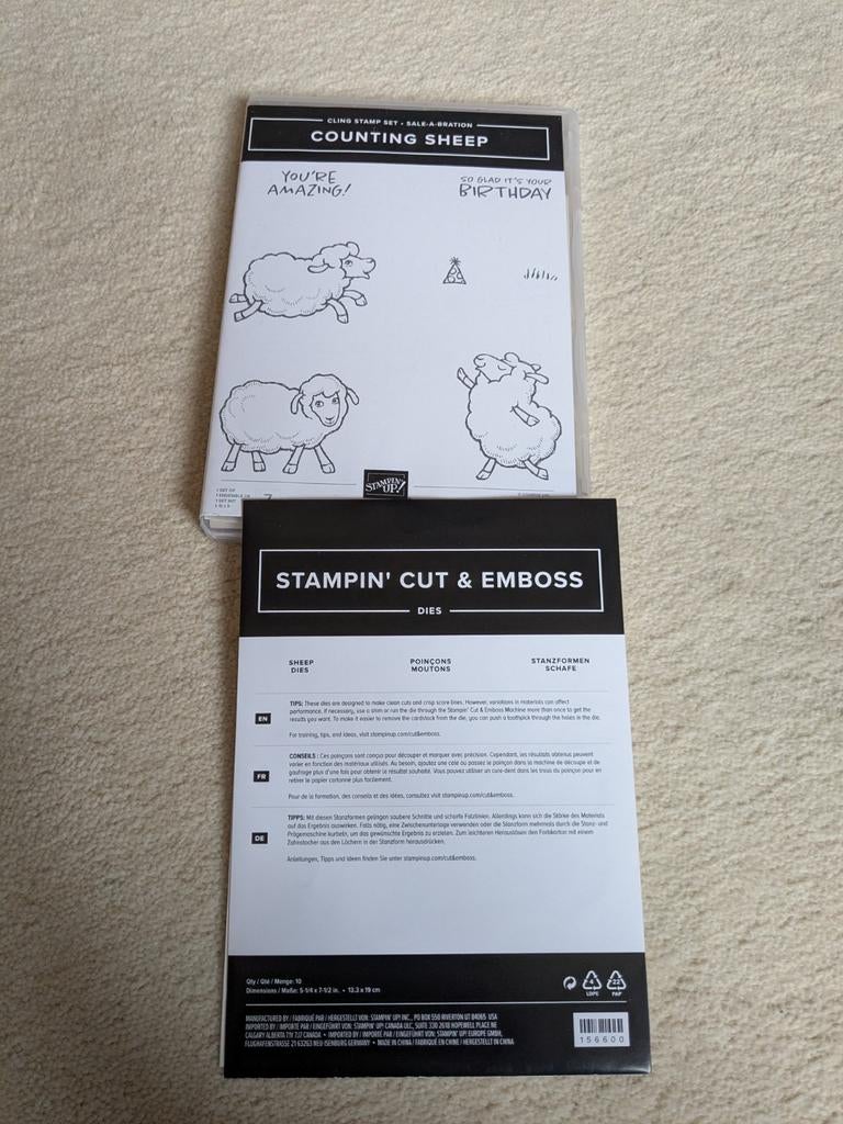 Stampin'up Counting Sheep, Ophalen of Verzenden