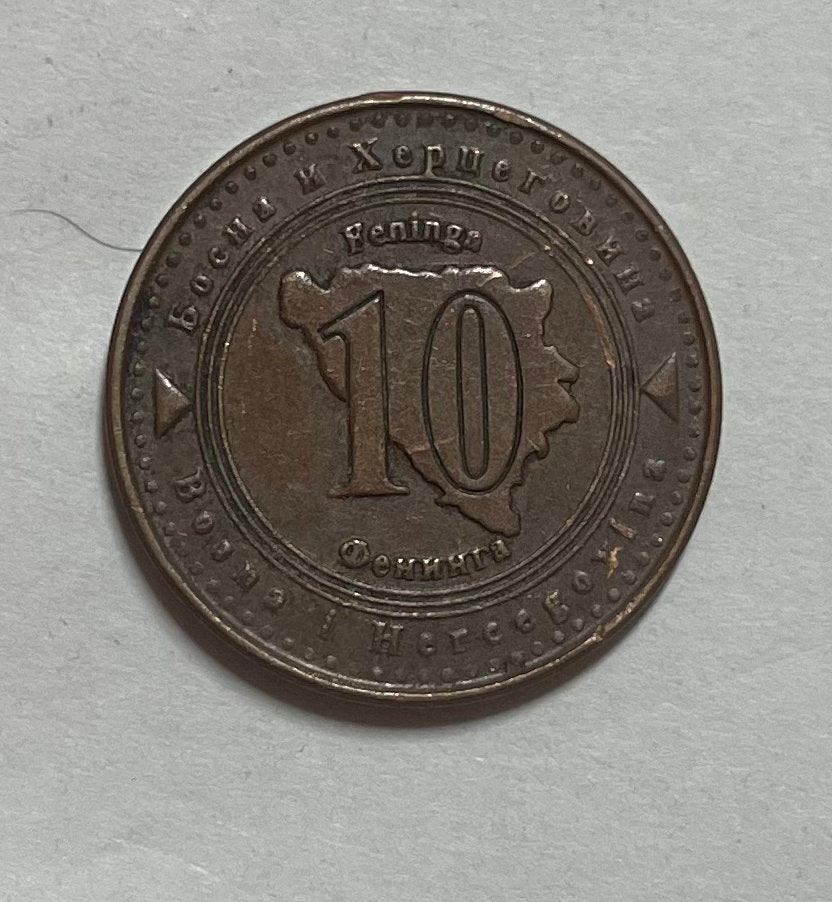 10 feninga Bosnië Herzegovina 1998, Ophalen of Verzenden, Overige landen