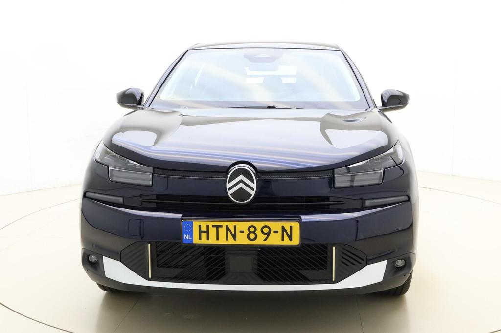 Citroen Ë-C4 Business 156pk Extended range 54 kWh | Navigat, Auto's, Citroën, Gebruikt, Zwart, 156 pk, Blauw