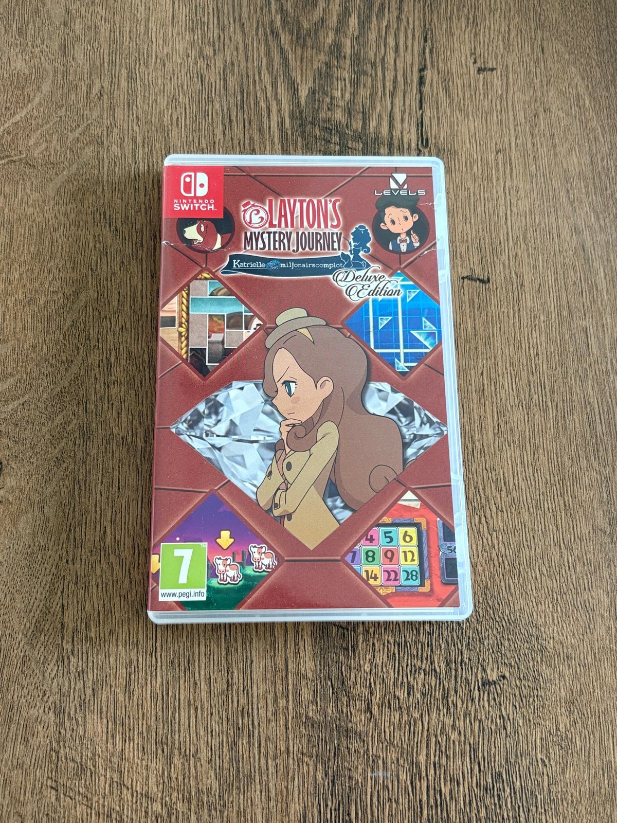 Layton's Mystery Journey Switch - Lichte schade cover, Puzzel en Educatief, Gebruikt, 1 speler, Ophalen of Verzenden