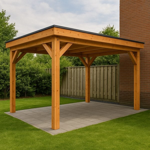 Douglas overkapping 6x6, Ophalen, Nieuw, Carport