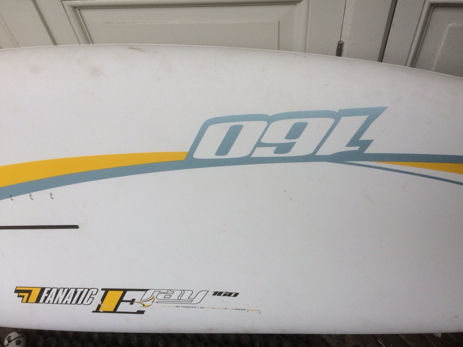 Foto 12 van Complete windsurfset: Fanatic Eray 160 met North Sails