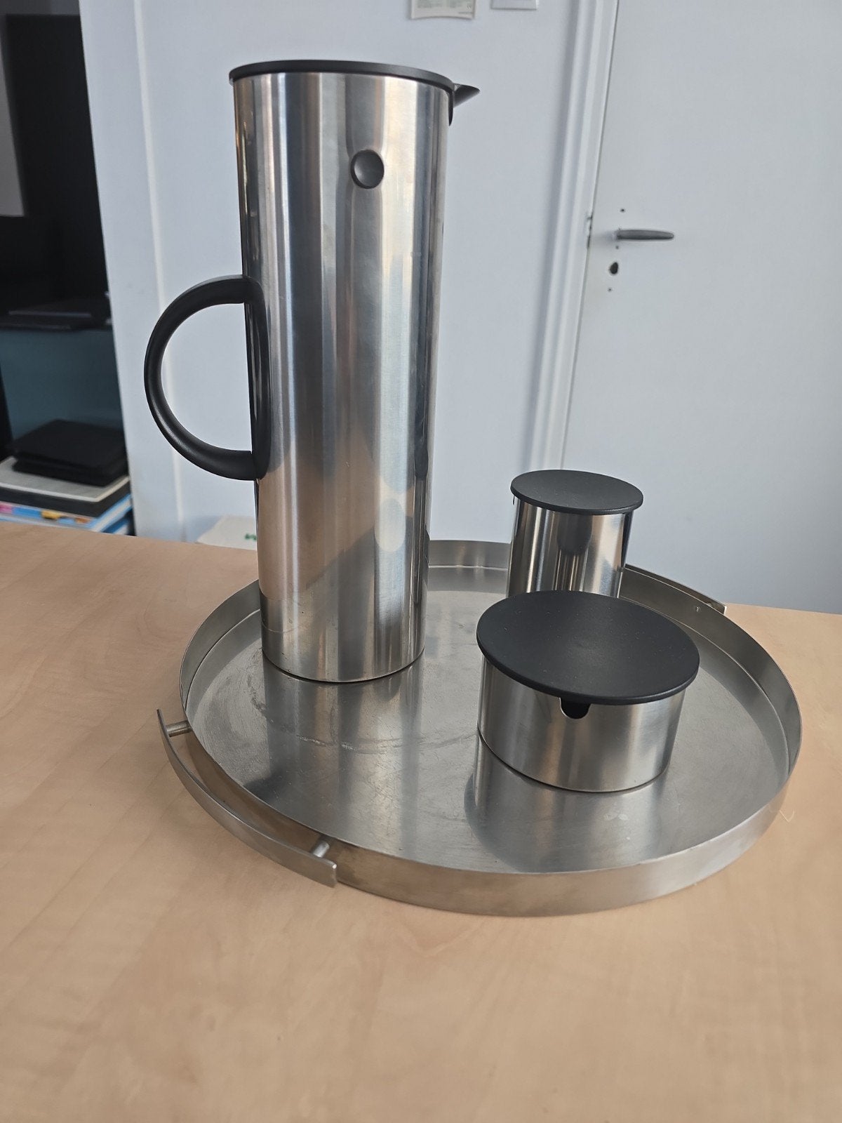 Stelton set - Deens design in 1 koop, Zilver, Ophalen of Verzenden, Metaal, Overige merken