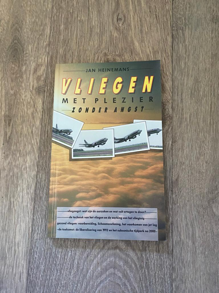 Vliegen met plezier zonder angst - Jan Heinemans, Ophalen of Verzenden, Zo goed als nieuw