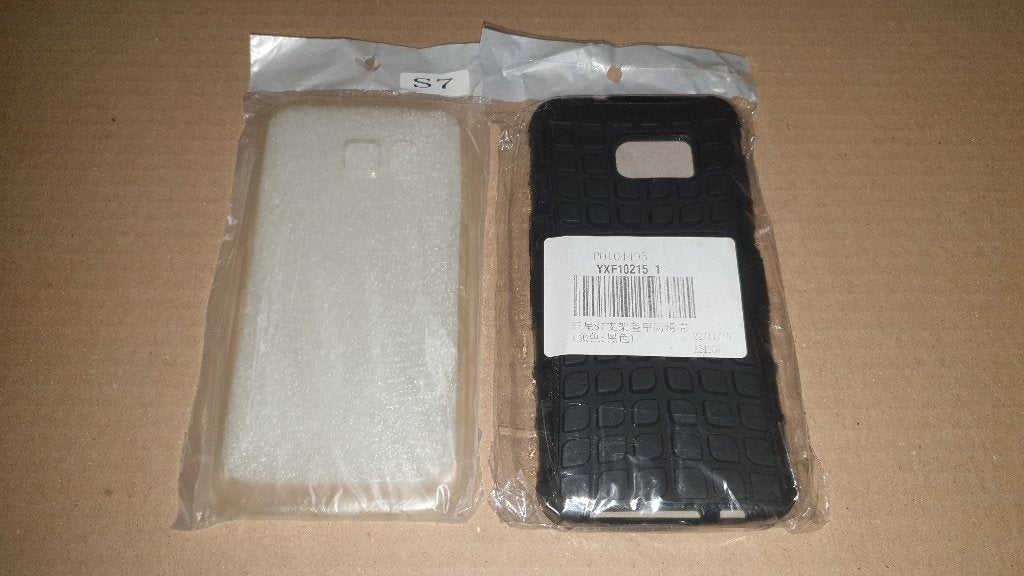 Cover voor Samsung S7 mobiel - NIEUW 2 stuks, Ophalen of Verzenden, Nieuw, Overige modellen, Frontje of Cover