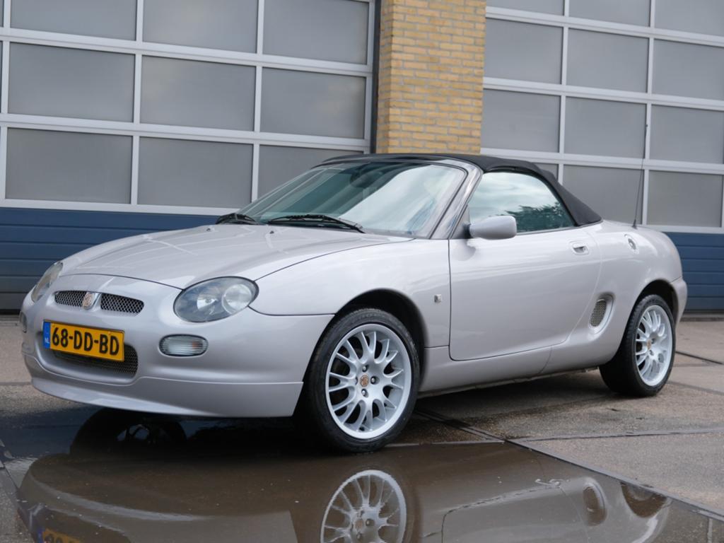 MG F 1.8 I VVC 1998 Grijs /1e eigenaar/nieuwe apk, Auto's, Achterwielaandrijving, Zwart, 1796 cc, Leder