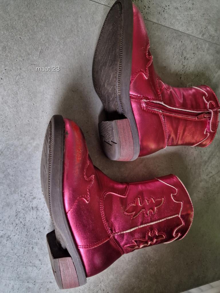 Roze cowboy laarsjes maat 23, Kinderen en Baby's, Ophalen of Verzenden, Meisje, Laarzen