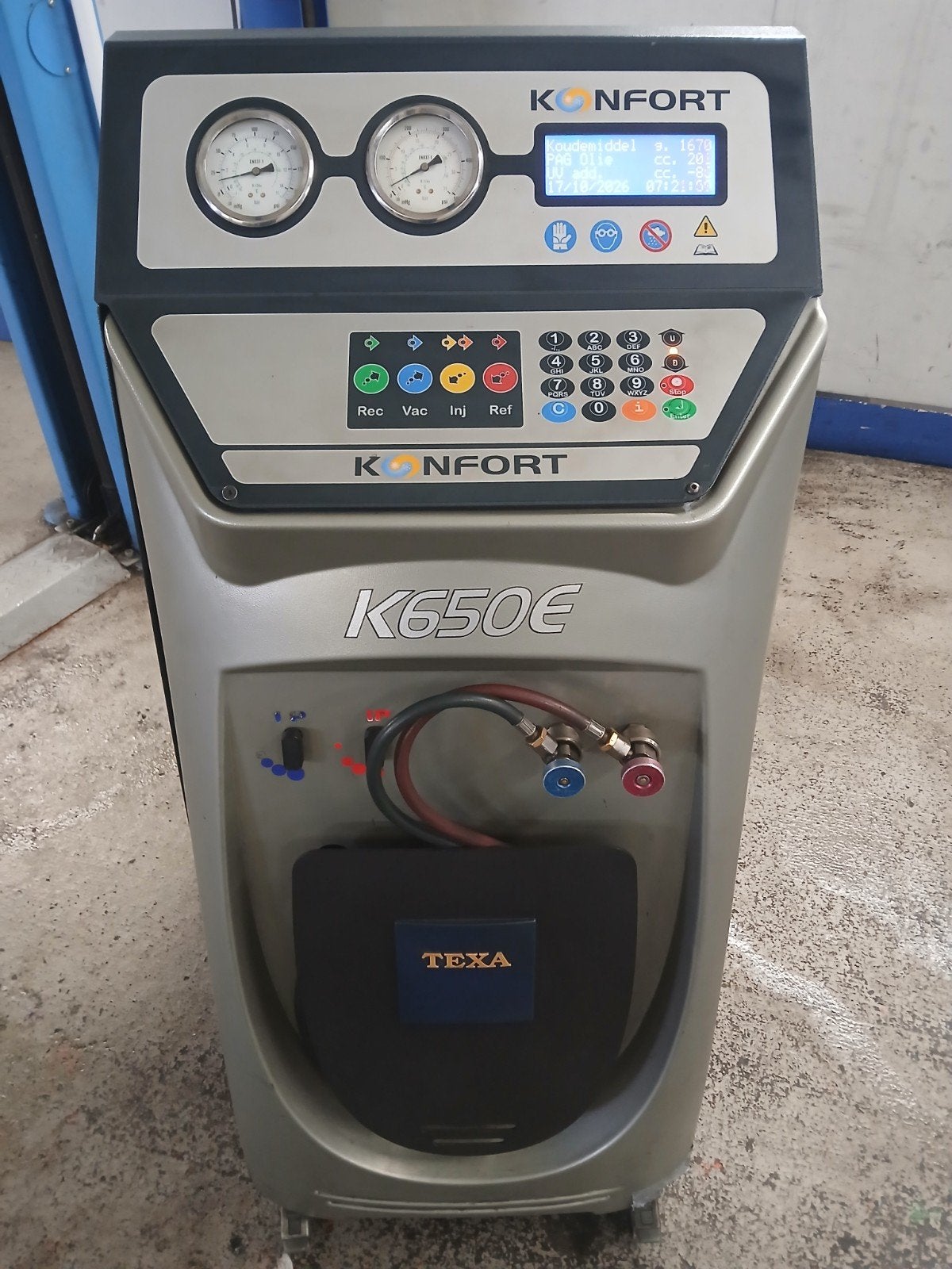 Texa K650e airco apparaat lees tekst, Auto diversen, Ophalen, Gebruikt