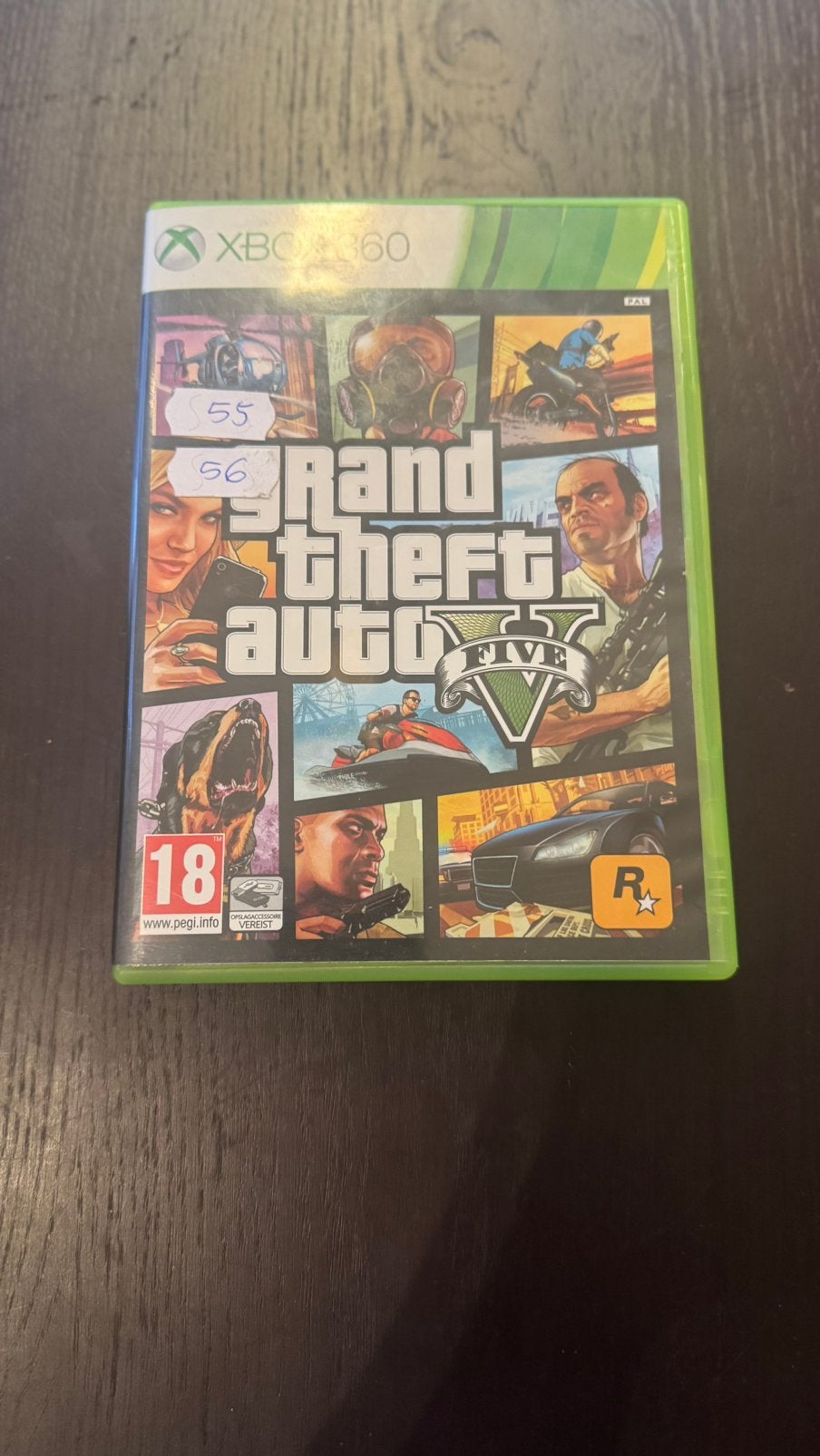 Grand Theft Auto V (GTA 5) Xbox 360 IN GOEDE STAAT, Ophalen of Verzenden