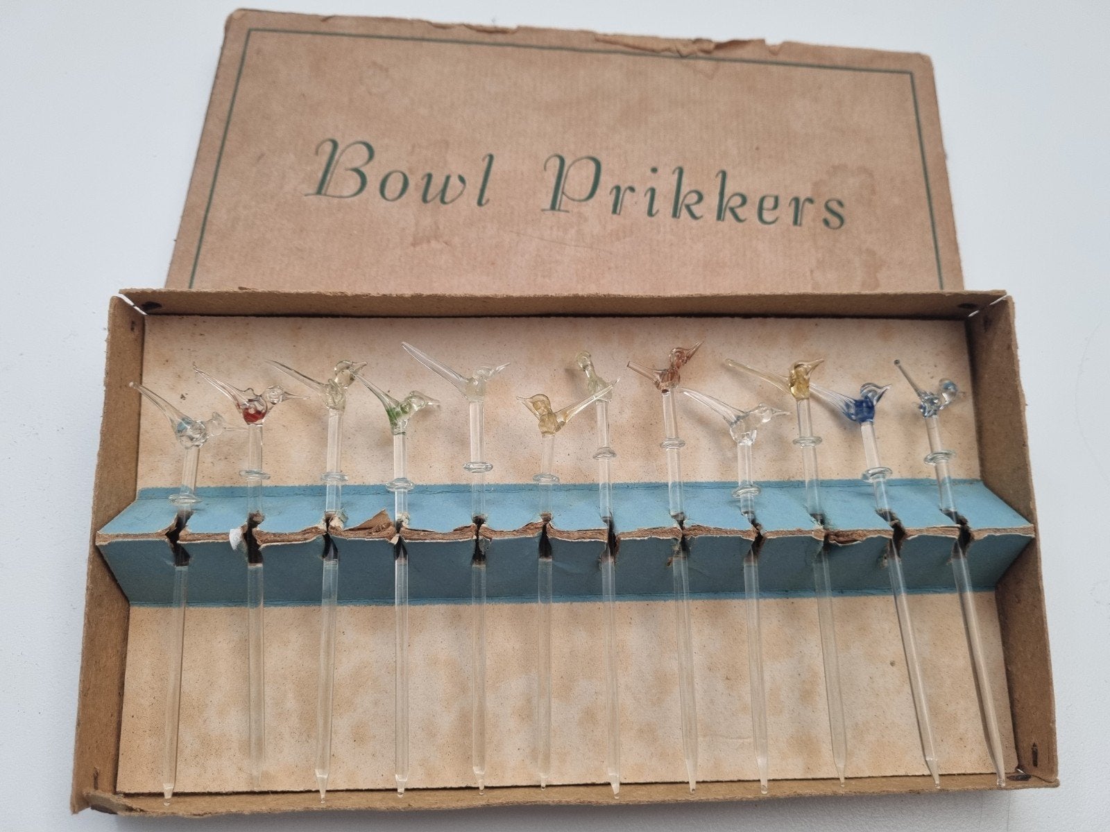 VINTAGE GLAZEN COCKTAIL PRIKKERSIN ORIGINELE VERPAKKING, Verzamelen, G1, Ophalen of Verzenden, Zo goed als nieuw, Autobots