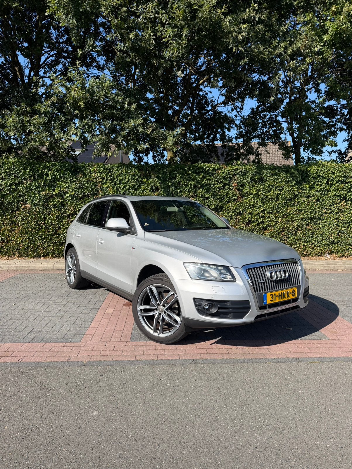 Audi Q5 2.0 TFSI (pano) Quattro S-line [S-tronic revisie], Auto's, Automaat, Stof, Origineel Nederlands, Particulier