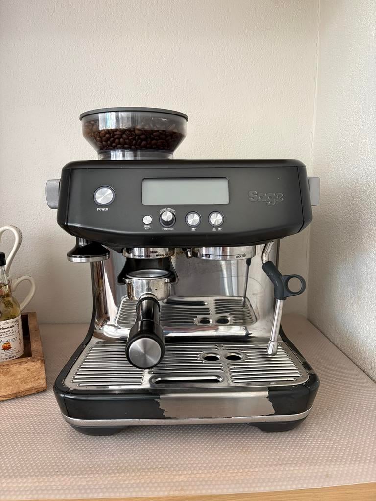 Sage Barista Pro (model SES878), Witgoed en Apparatuur, Ophalen, Afneembaar waterreservoir, Gebruikt, Espresso apparaat