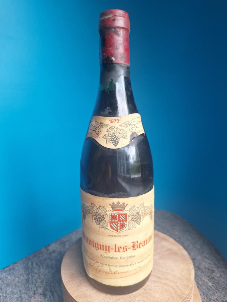Savigny les Beaune Premier Cru 1973 Henri Huinck, Ophalen, Gebruikt, Frankrijk, Rode wijn