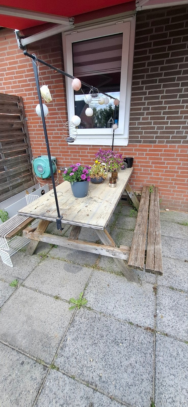 Gratis picknicktafel, Tuin en Terras, Ophalen of Verzenden, Gebruikt, Rechthoekig, Hout