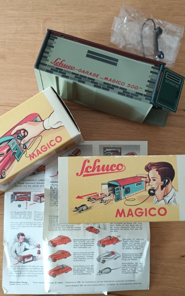 Schuco 1501 Magico Garage compleet, Antiek en Kunst, Ophalen of Verzenden