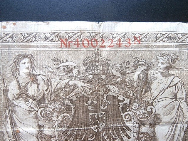 Bank Biljet Berlijn Reichs Bank Note 1910 Duitsland, Postzegels en Munten, Bankbiljetten | Europa | Niet-Eurobiljetten, Verzenden