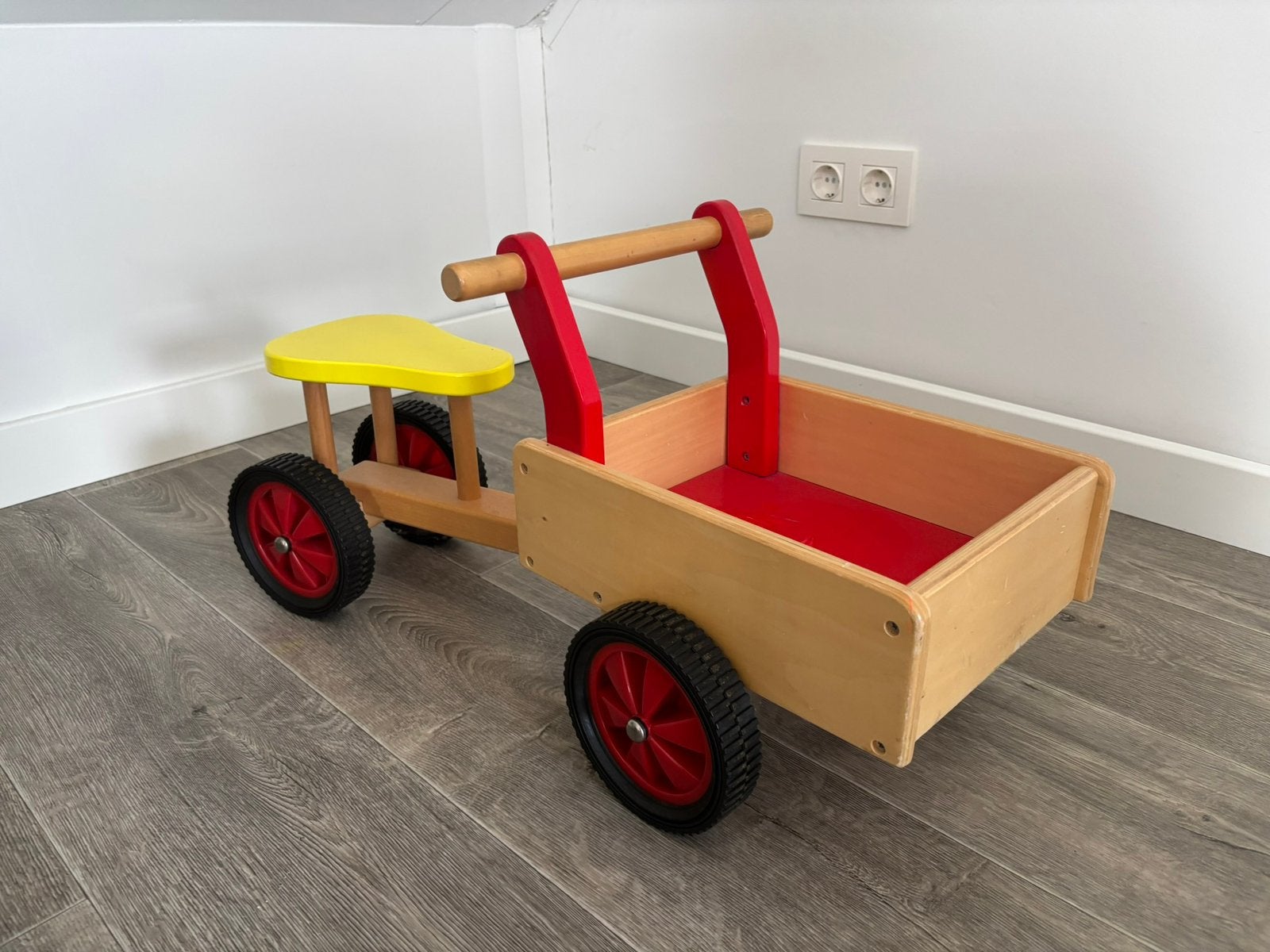 Houten bakfiets