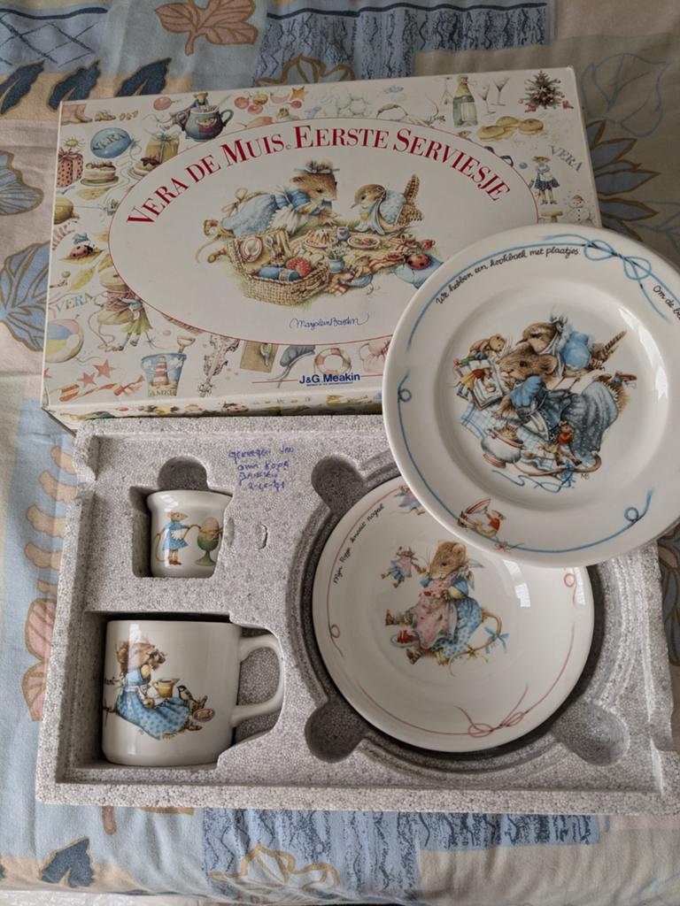 Mooi nieuw Ontbijt servies je kinderen vera muis, Ophalen, Nieuw