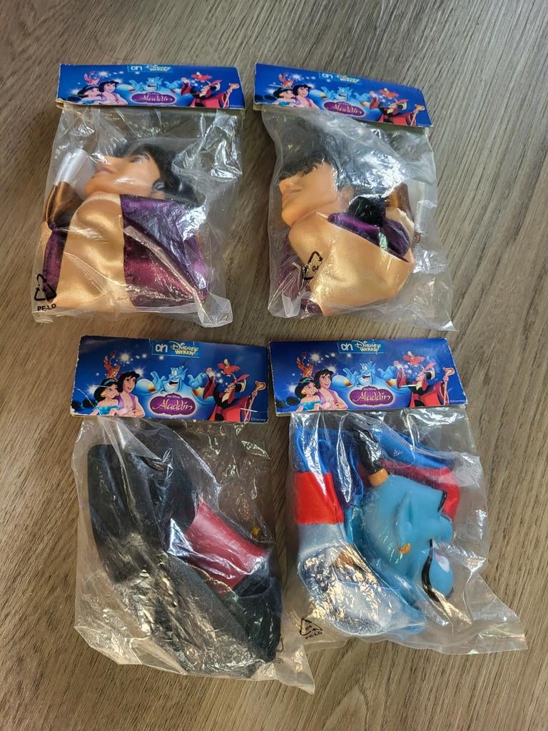 AH disney weken Aladdin handpoppen, Verzamelen, Ophalen of Verzenden, Nieuw