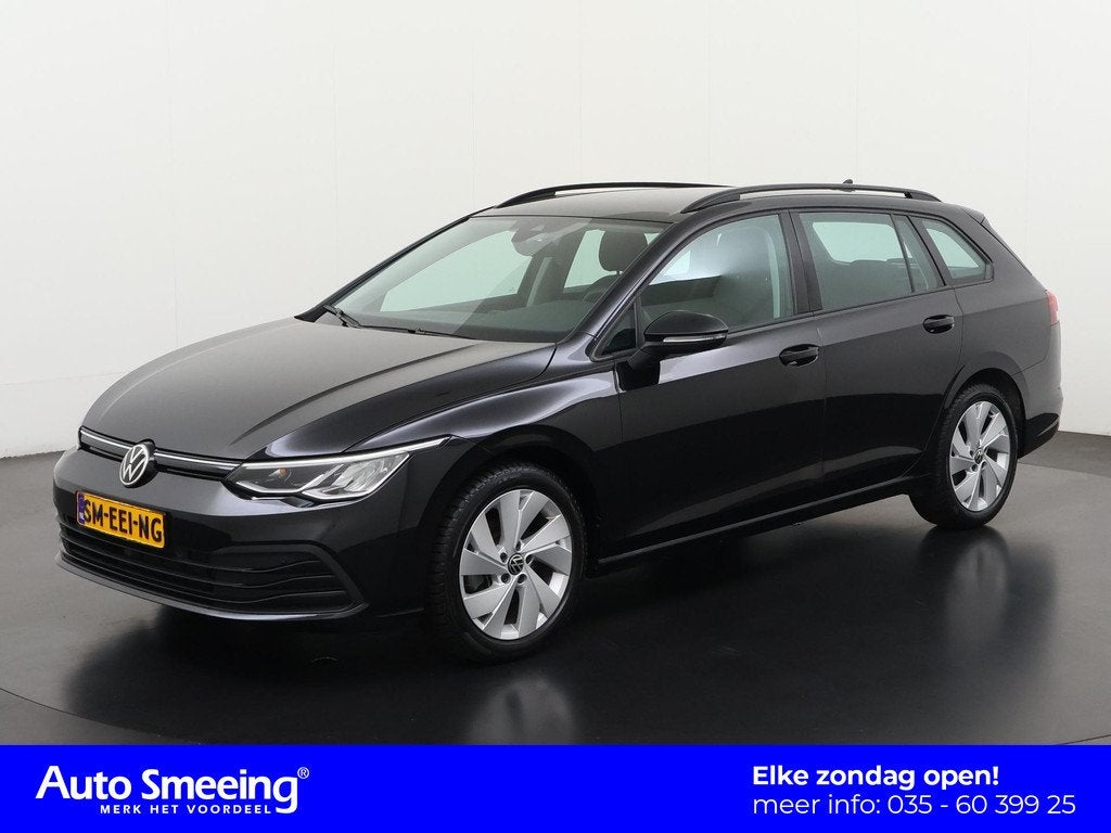 Volkswagen Golf Variant 1.0 eTSI Life DSG | Trekhaak | Camer, Auto's, Volkswagen, 12 maanden, Stof, Gebruikt, Zwart