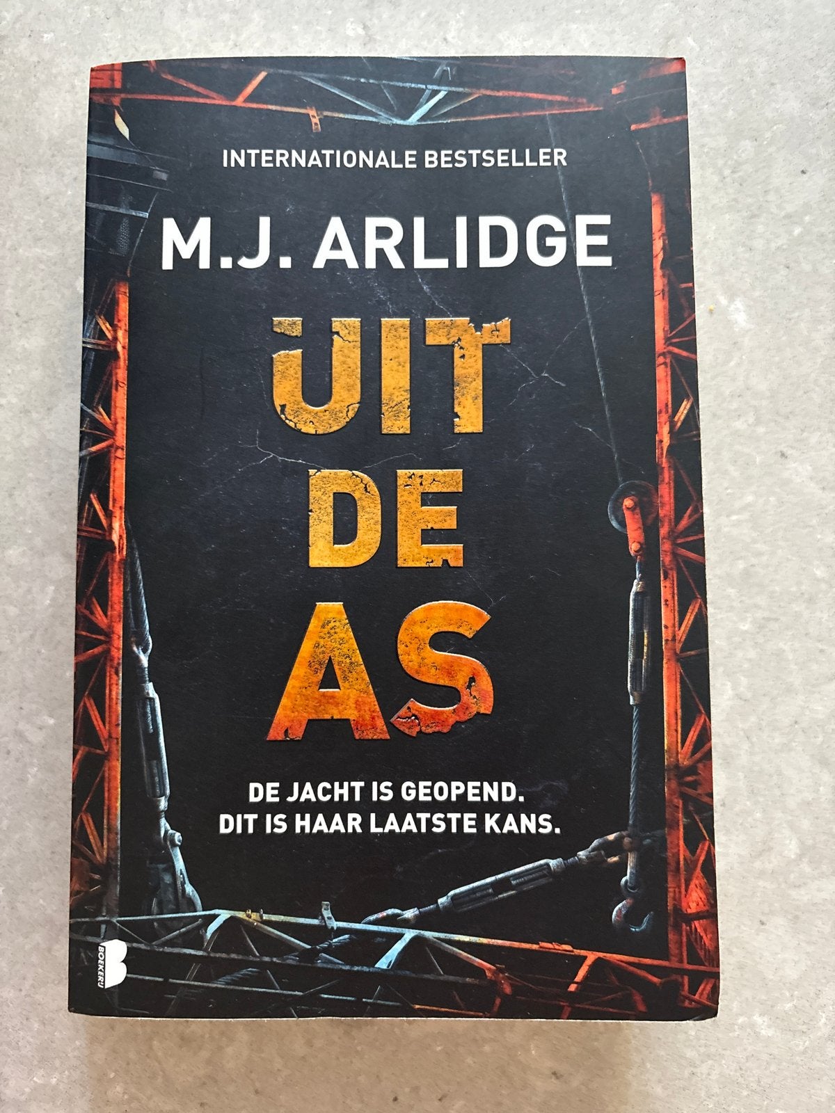 M.J. Arlidge - Uit de as (thriller), Boeken, Thrillers, Verzenden, Gelezen