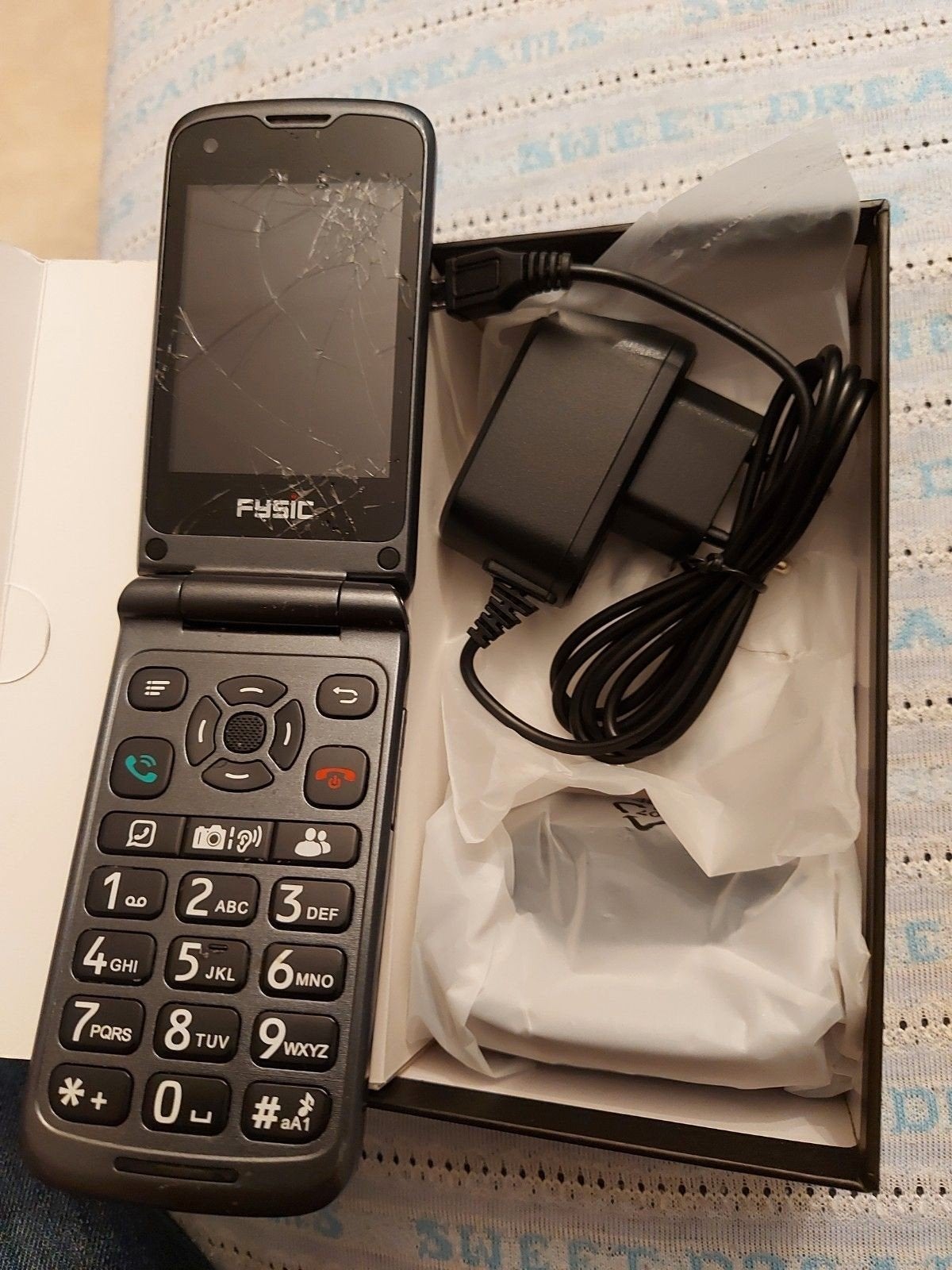 Fysic F-20 Mobiele telefoon DEFECT, Inklapmodel, Ophalen of Verzenden, Zonder simlock, Niet werkend