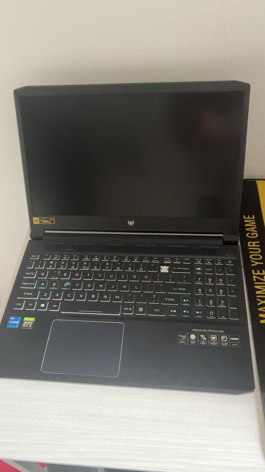 Acer Predator Triton 300, Computers en Software, Windows Laptops, Gebruikt, Met videokaart, 2 tot 3 Ghz, Ophalen of Verzenden