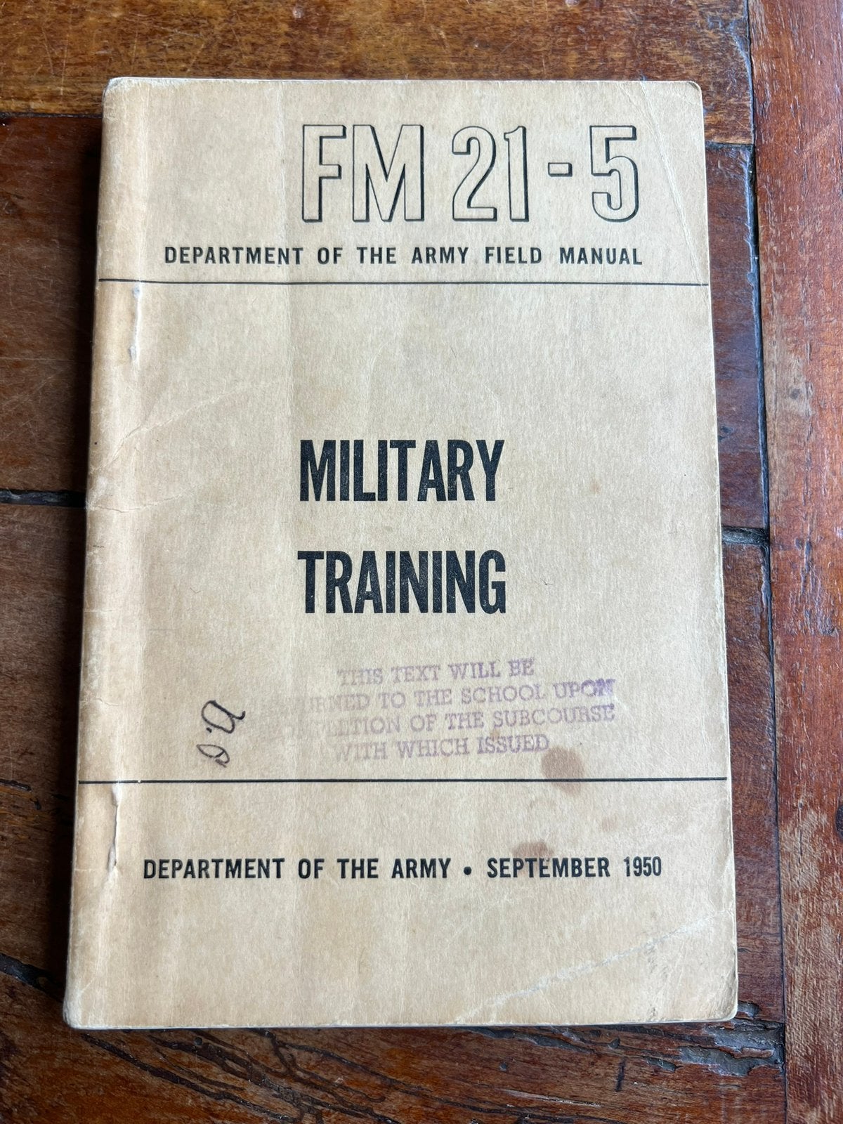 WO2 Korea voorschrift militaire training soldaat GI, Verzenden, Duitsland, Boek of Tijdschrift, Landmacht