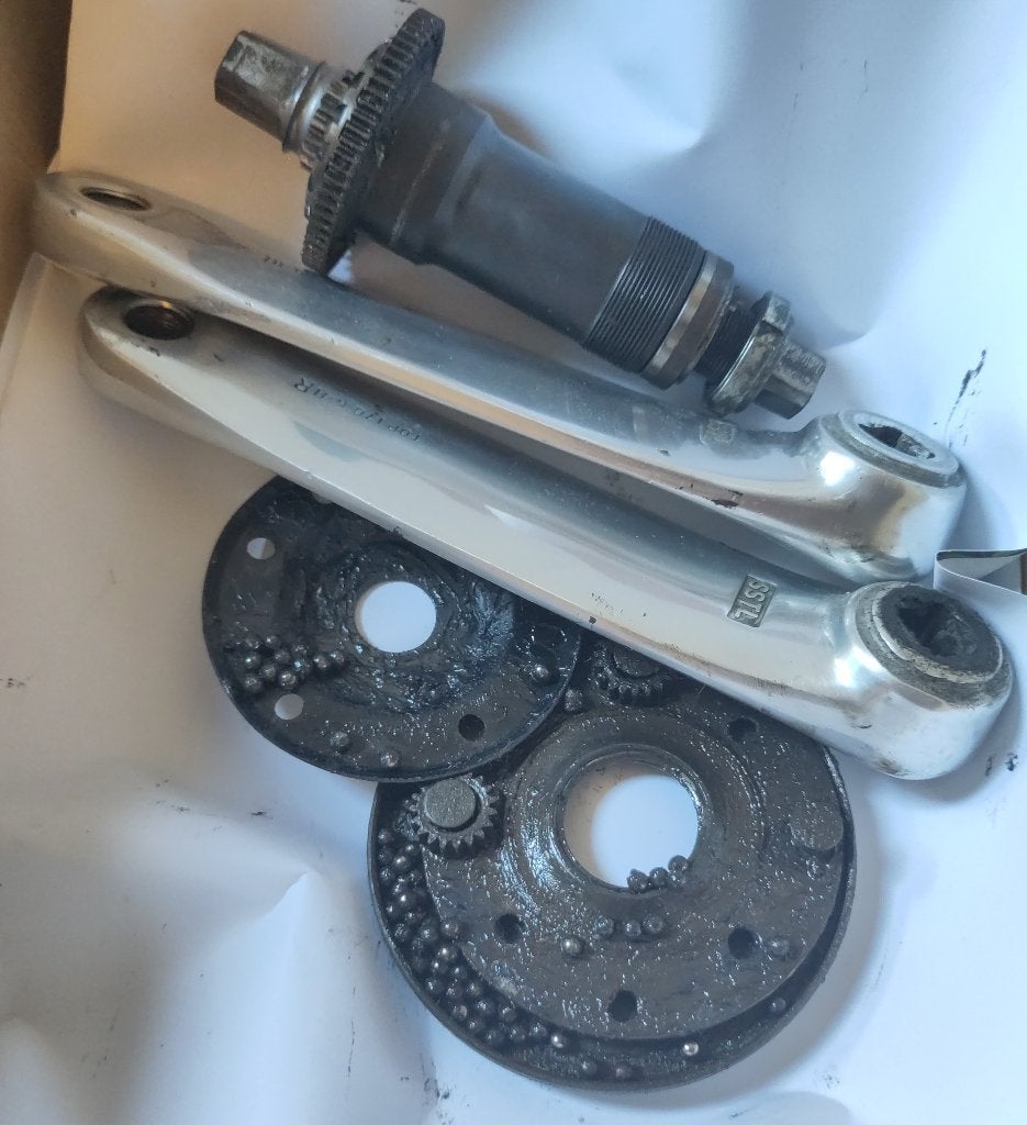 Voor onderdelen of reparatie: Schlumpf Speeddrive, Schlumpf, Gebruikt, Overige typen, Staal