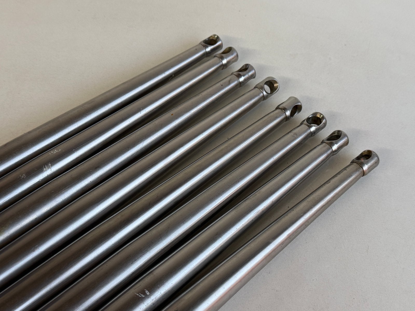 8 x RVS scepter 45 cm, Ophalen of Verzenden, Gebruikt, Overige typen