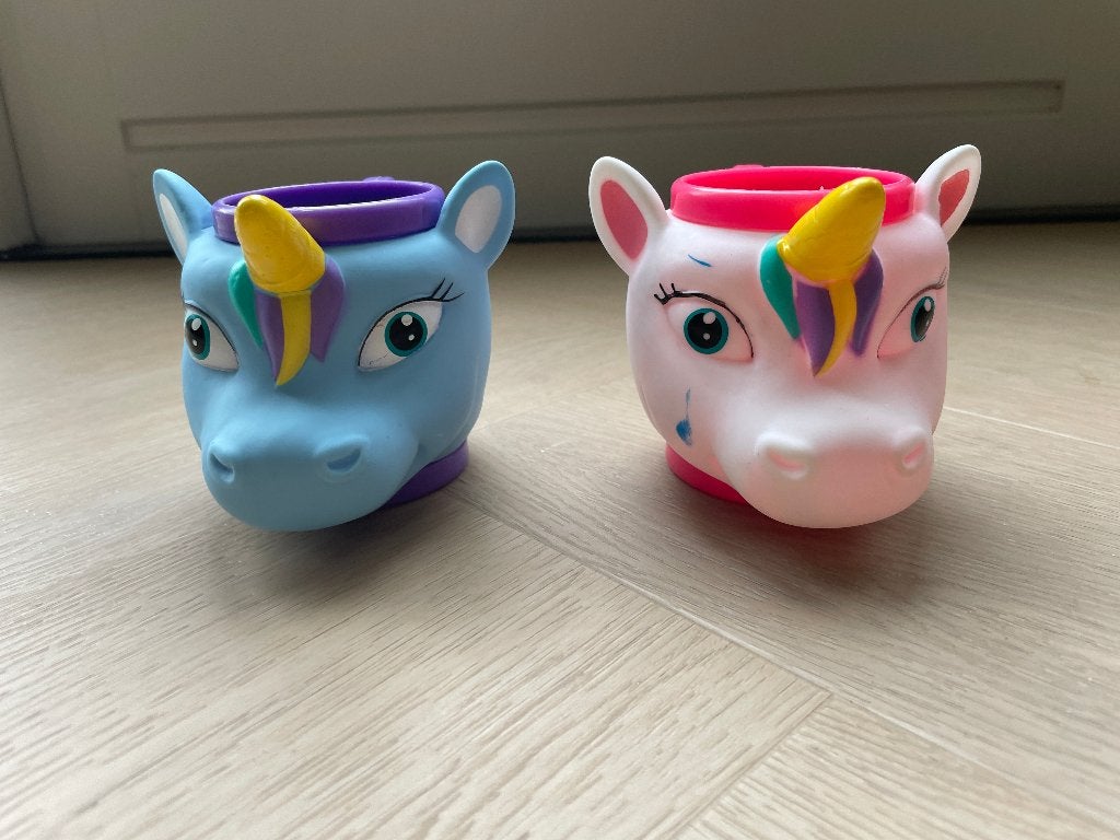 supermooie unicorn eenhoorn beker(s), Ophalen of Verzenden, Zo goed als nieuw