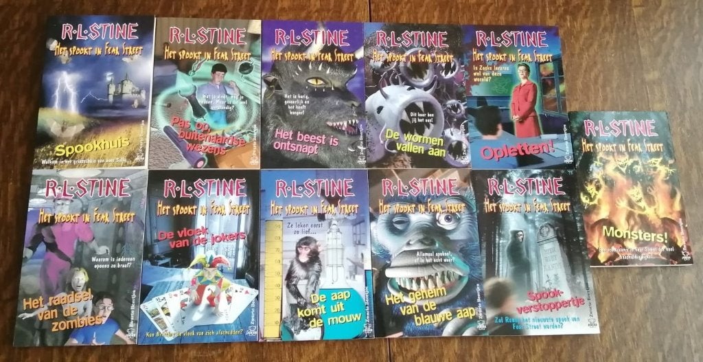 Griezelverhalen R.L.Stine/Kluitman, Boeken, Ophalen, Zo goed als nieuw, Fictie, R.L. Stine / Kluitman