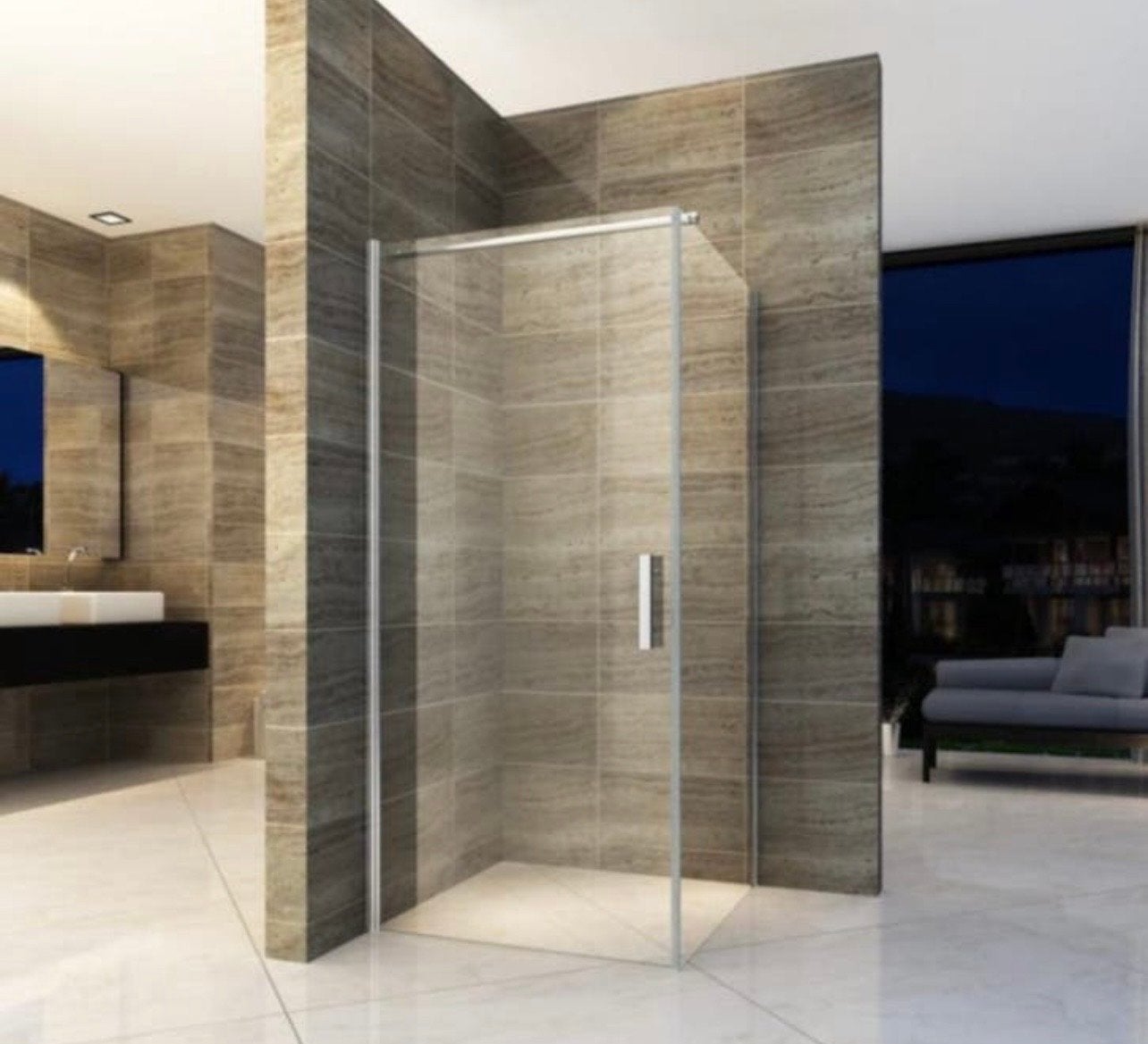 Nieuwe Douchecabine 90x90x190cm, Ophalen, Nieuw, Met douche