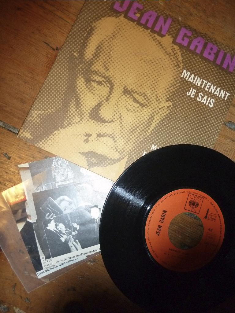 JEAN GABIN maintenant je sais 1974, Ophalen of Verzenden, Gebruikt, Pop