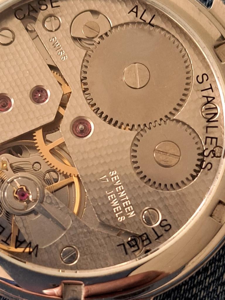 Panerai origineel Unitas Swiss Made Uurwerk  Nieuw, Ophalen of Verzenden, Staal, Overige merken, 1960 of later