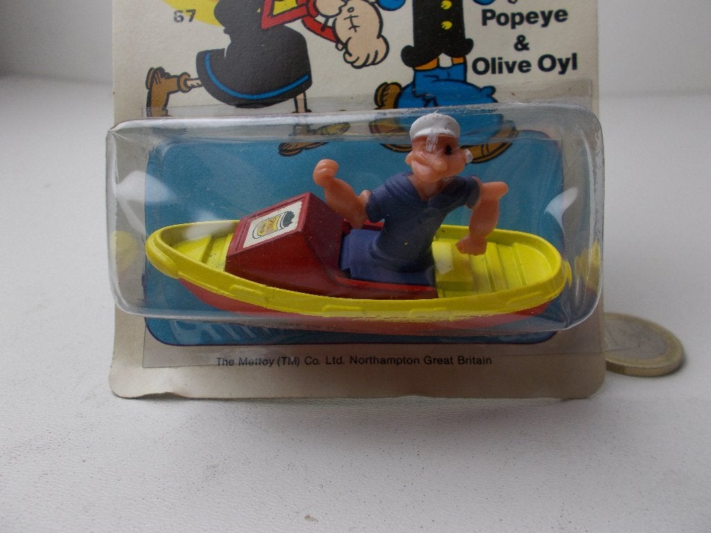 1979 Corgi Juniors 67 POPEYE IN BOAT (Nieuw op kaart!), Ophalen of Verzenden, Nieuw, Overige typen, Corgi