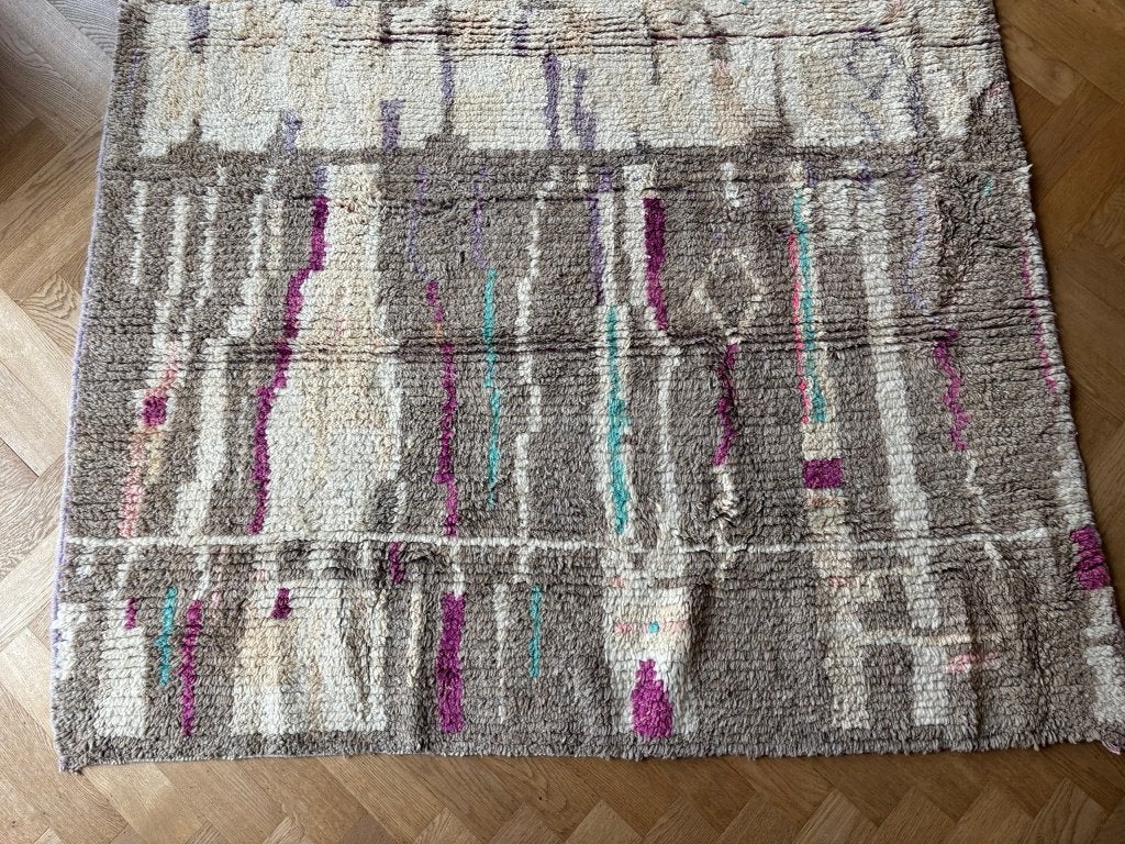 Marokkaans wollen vloerkleed 175  265 cm – zeer goede staat, Ophalen, 200 cm of meer, Zo goed als nieuw, Rechthoekig