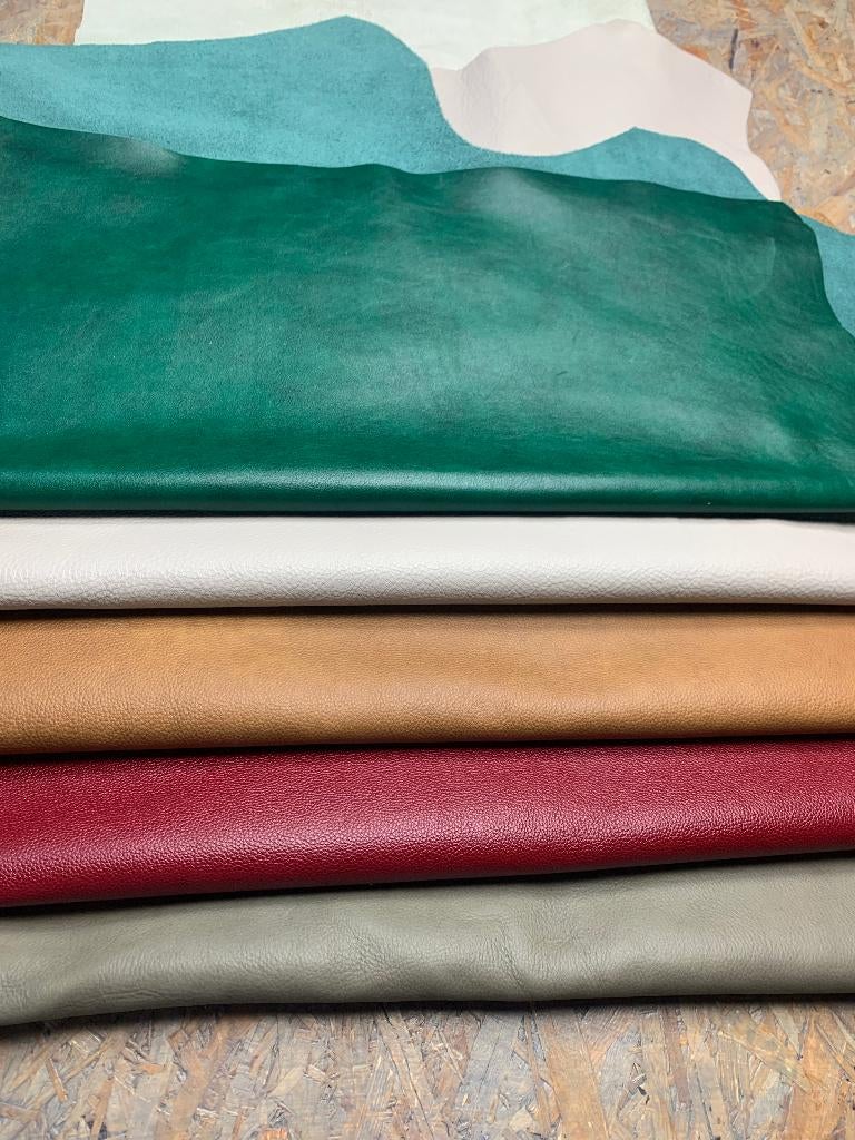 Effen en prints leren lappen/vellen/huiden, Overige kleuren, Leer of Kunstleer, Nieuw, Ophalen of Verzenden