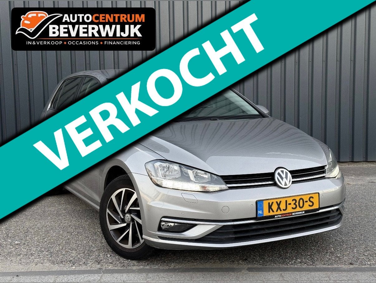 Volkswagen GOLF 1.0 TSI Highline Join 116pk 2018 Grijs Led, Auto's, Stof, Bedrijf, Handgeschakeld, Golf