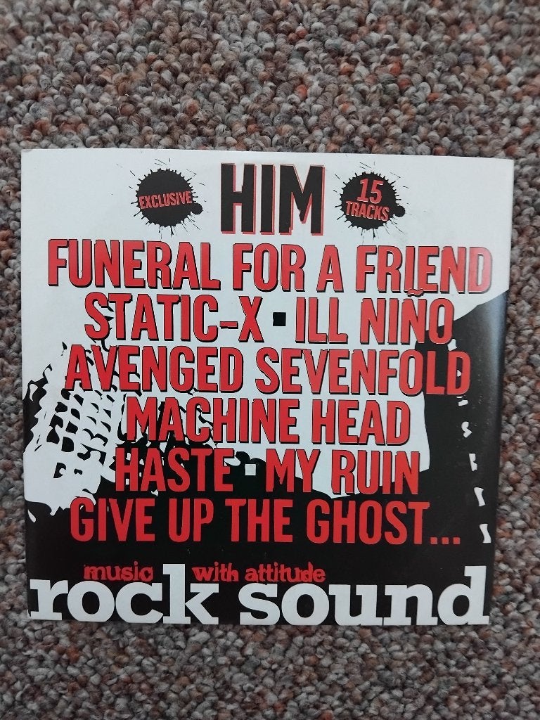 Rock Sound CD met o.a. HIM, Cd's en Dvd's, Verzenden, Hard Rock, Overige typen, Promo