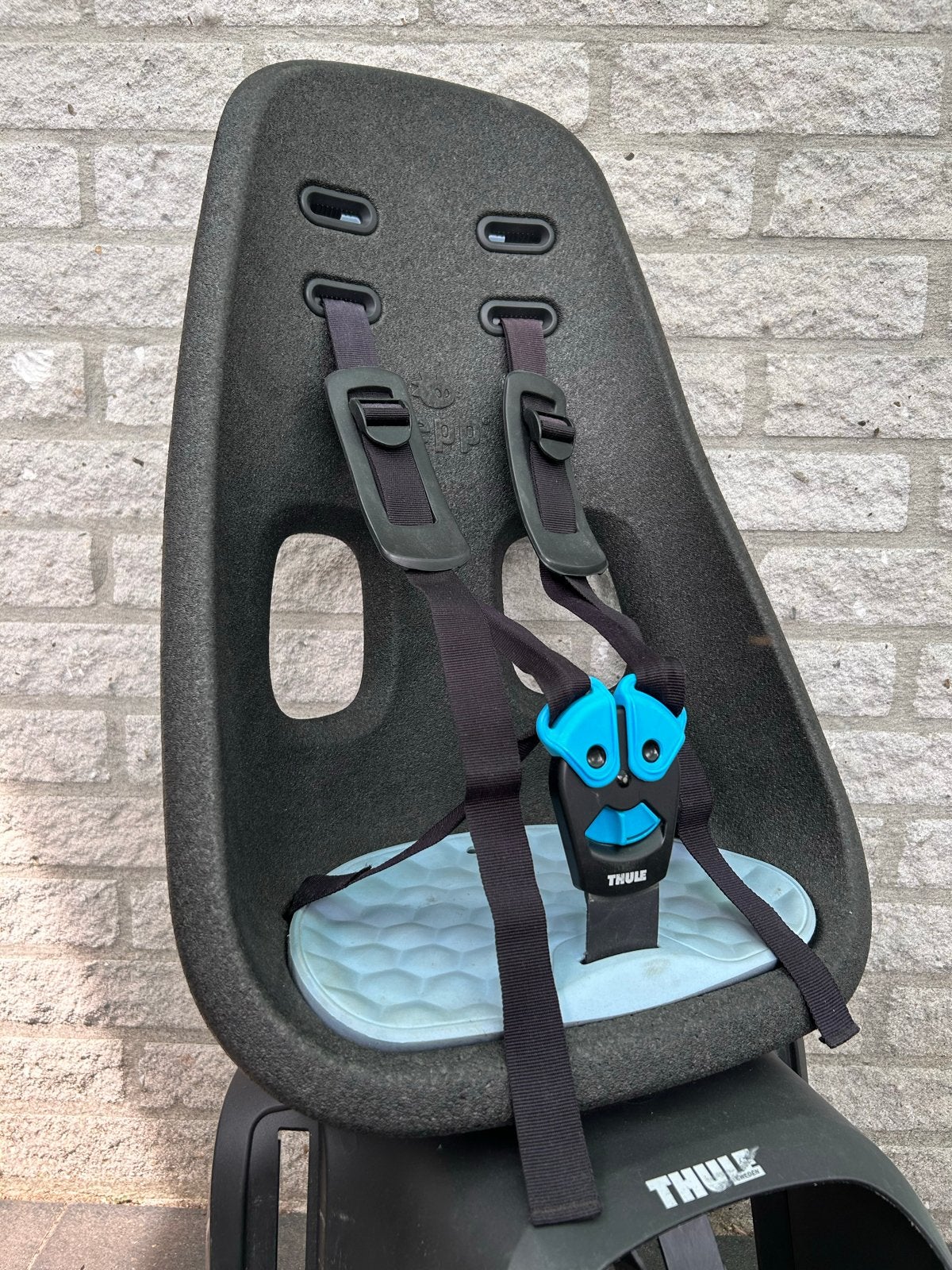 Thule Yepp Nexxt Maxi achterzitje blauw, Achterzitje, Voetsteuntjes, 0 t/m 18 kg, Ophalen of Verzenden