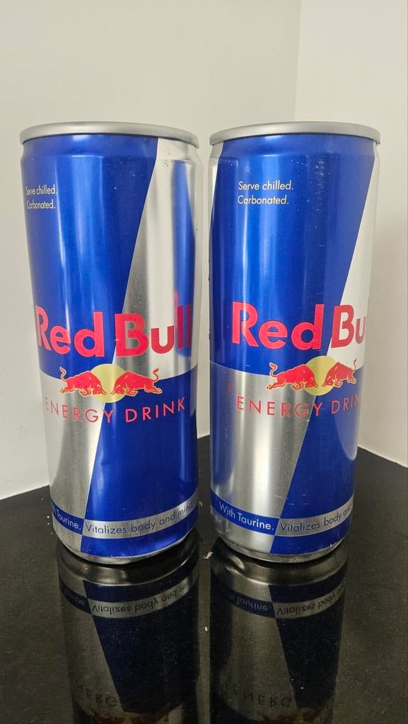 Red Bull blikken voor wanddecoratie - 38x15 cm, Verzamelen, Ophalen of Verzenden, Gebruikt, Overige, Overige merken