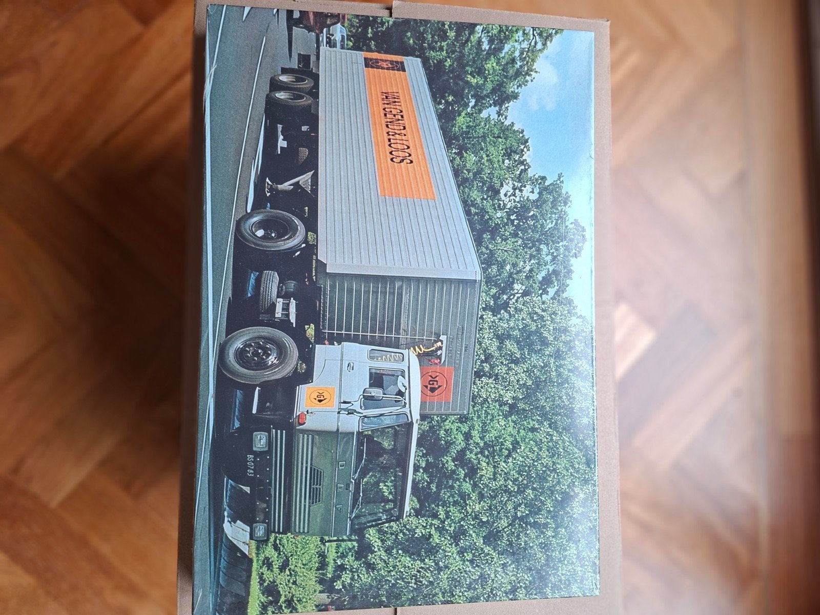 Puzzel DAF vrachtwagen Van Gend & Loos model, Ophalen, Zo goed als nieuw