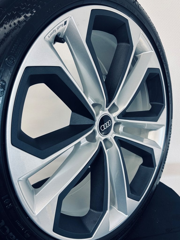 DEMOSET 21” Audi Q5 FY velgen + demo zomerbanden, Ophalen, Gebruikt, 255 mm, Banden en Velgen