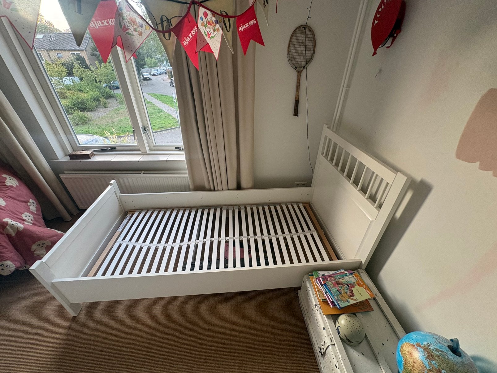 Ikea HEMNES 1 persoons bed (kan omhoog / omlaag!), Ophalen, Verstelbaar, Eenpersoons, Wit