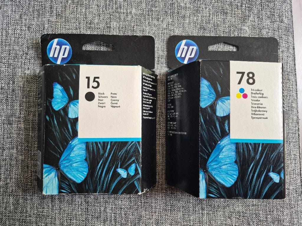 HP Inkjet cartridges 15 en 78, Computers en Software, Printerbenodigdheden, Nieuw, Cartridge, Ophalen of Verzenden